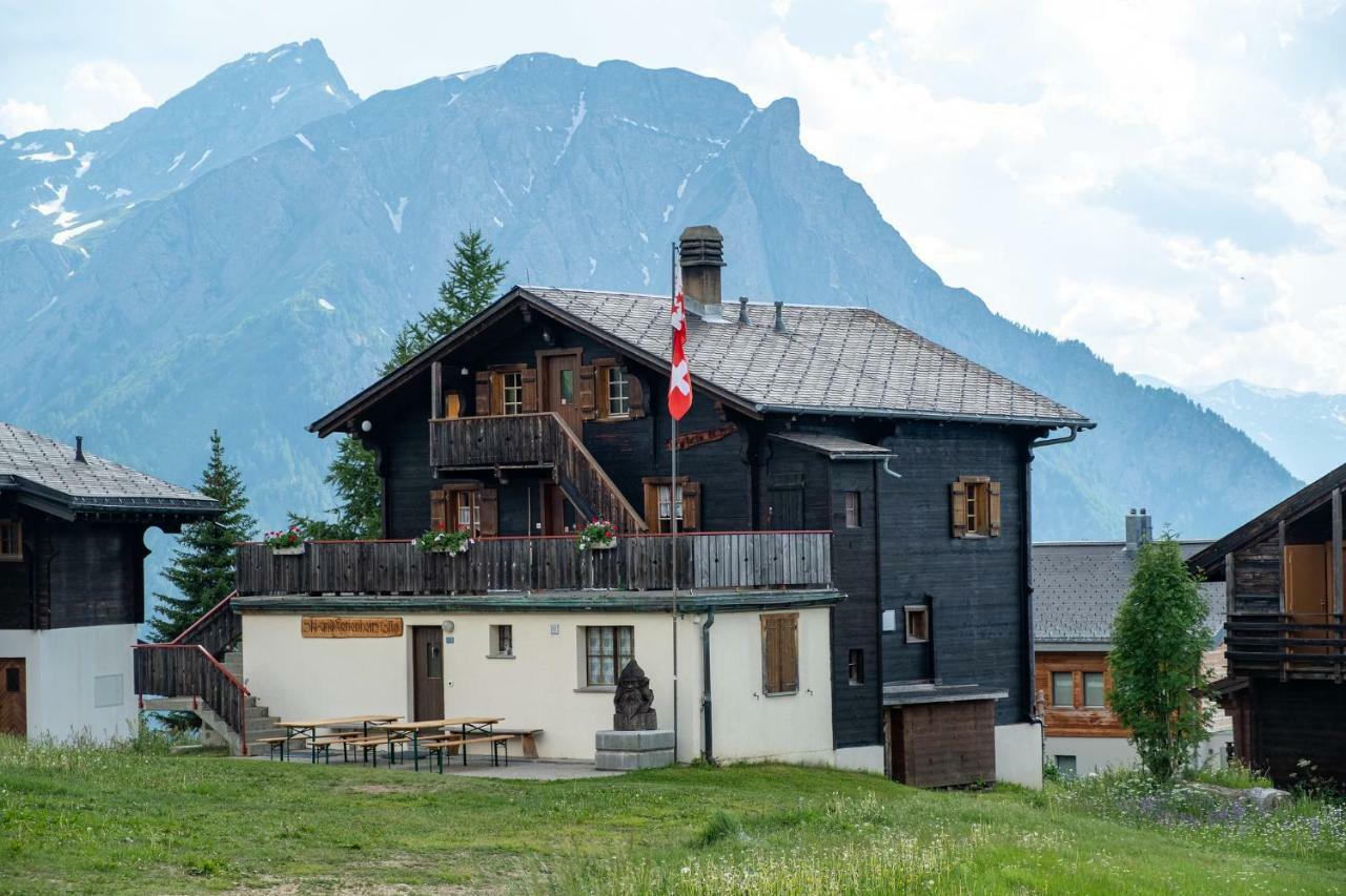 Gruppenhaus Im Walliser Alpstyle Rosswald Eksteriør bilde